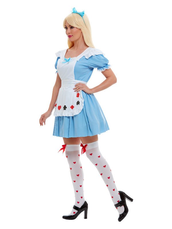 Deck of Cards Girl Costume, Blue - Adult Weekender