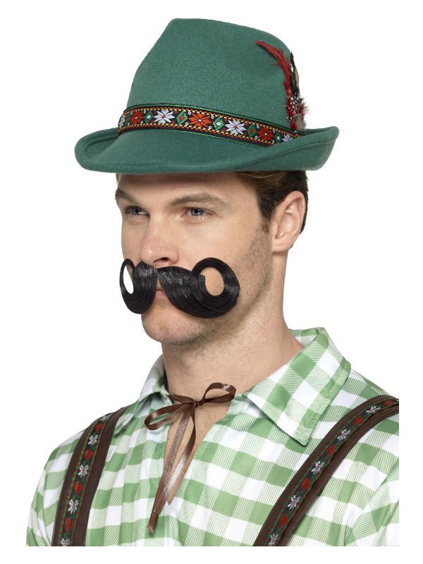 Deluxe Alpine Trenker Hat, Green - Adult Weekender