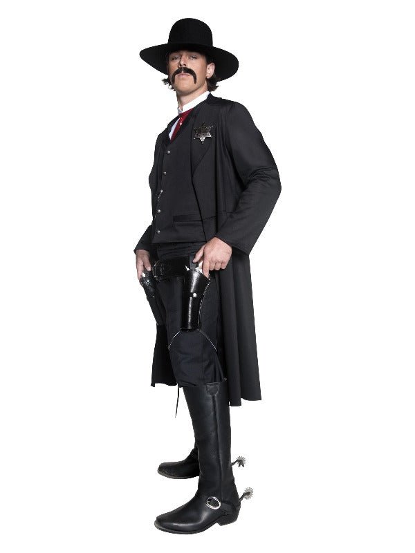Deluxe Authentic Western Sheriff Costume, Black - Adult Weekender