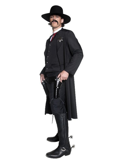 Deluxe Authentic Western Sheriff Costume, Black - Adult Weekender
