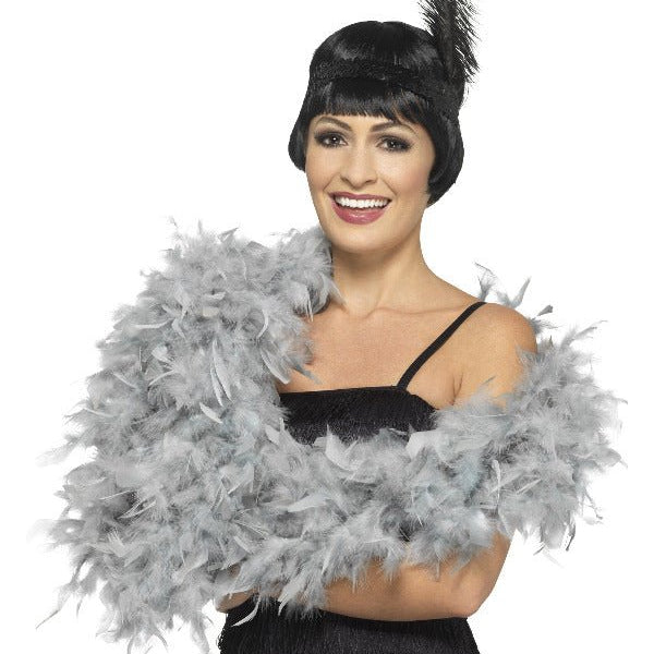 Deluxe Boa, Silver - Adult Weekender