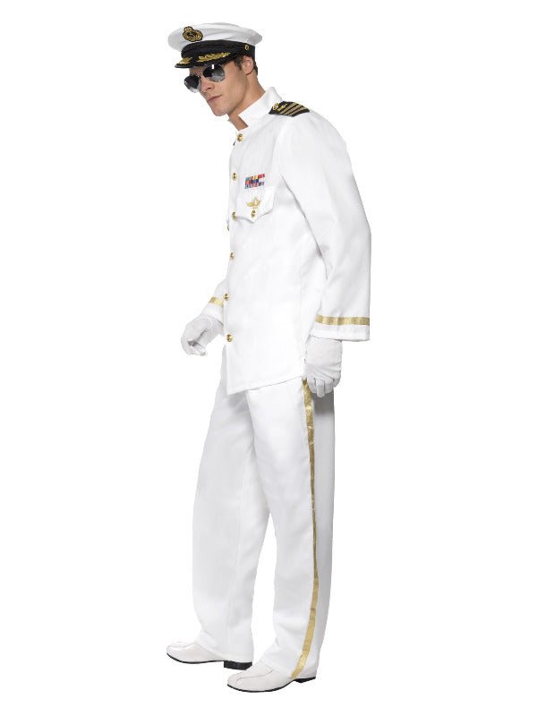 Deluxe Captain Costume, White - Adult Weekender