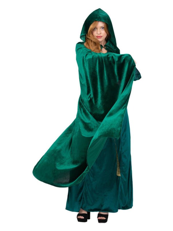 Deluxe Cloak, Emerald Green, Adults - Adult Weekender