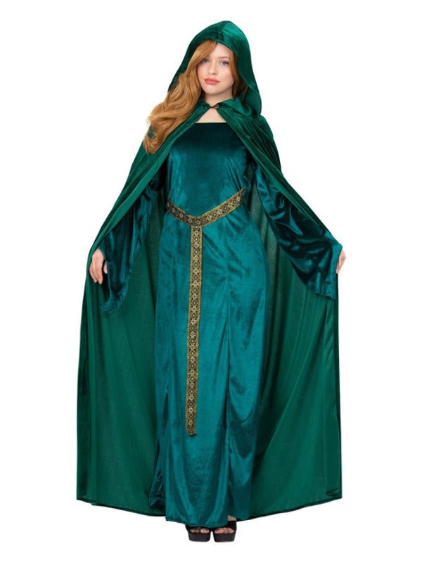 Deluxe Cloak, Emerald Green, Adults - Adult Weekender