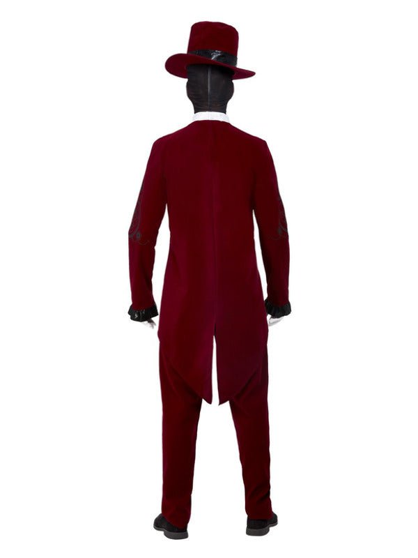 Deluxe DOTD Sacred Heart Groom Costume, Burgundy - Adult Weekender