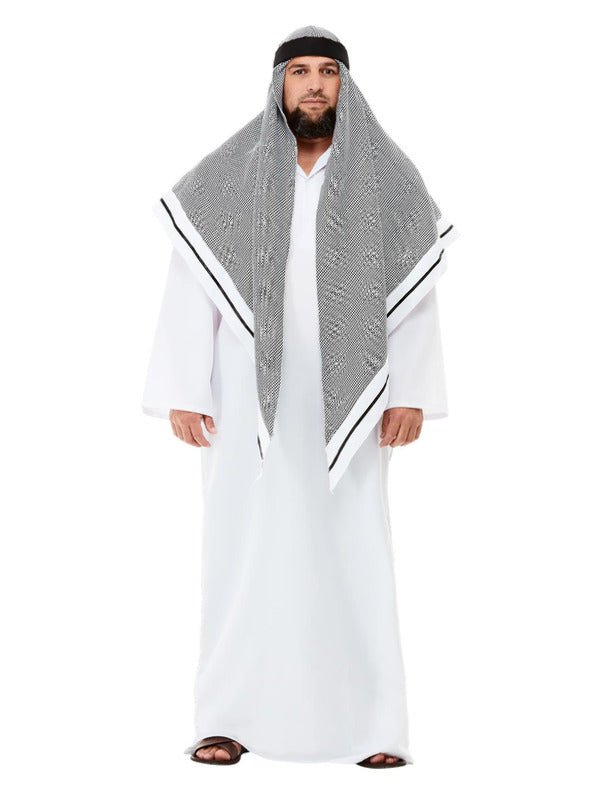 Deluxe Fake Sheikh Costume, White - Adult Weekender