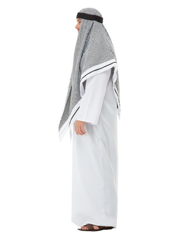 Deluxe Fake Sheikh Costume, White - Adult Weekender