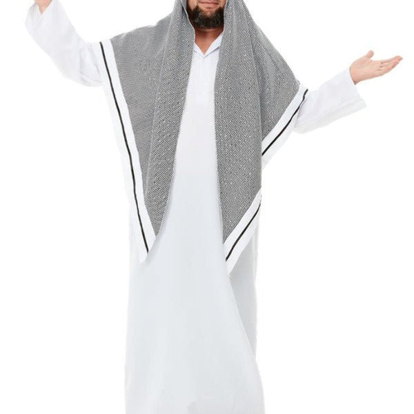 Deluxe Fake Sheikh Costume, White - Adult Weekender