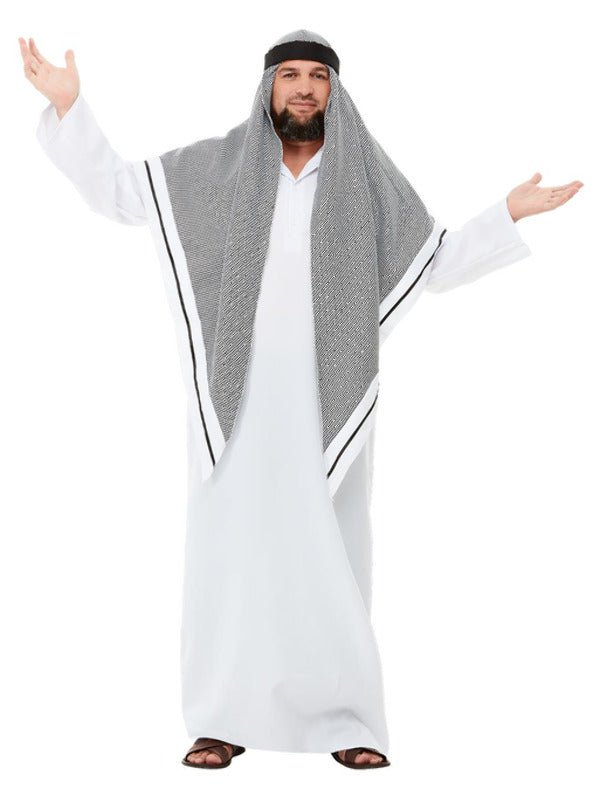 Deluxe Fake Sheikh Costume, White - Adult Weekender
