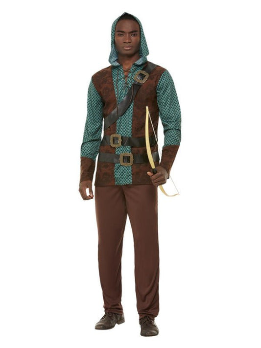 Deluxe Forest Archer Costume, Green - Adult Weekender