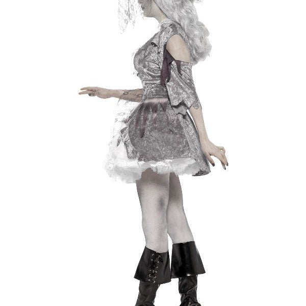 Deluxe Ghost Ship Pirate Treasure Costume, Grey - Adult Weekender