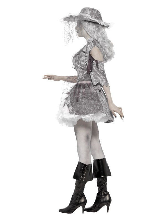 Deluxe Ghost Ship Pirate Treasure Costume, Grey - Adult Weekender