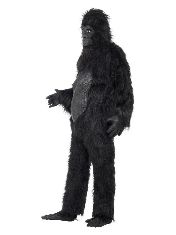 Deluxe Gorilla Costume, Black - Adult Weekender