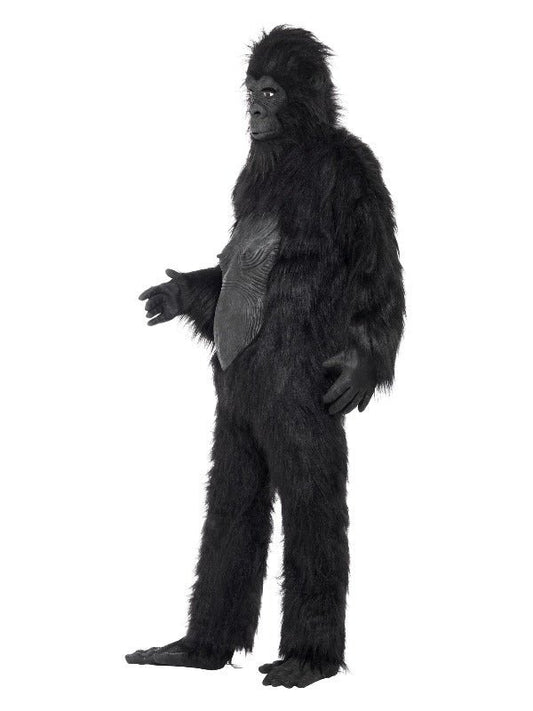 Deluxe Gorilla Costume, Black - Adult Weekender