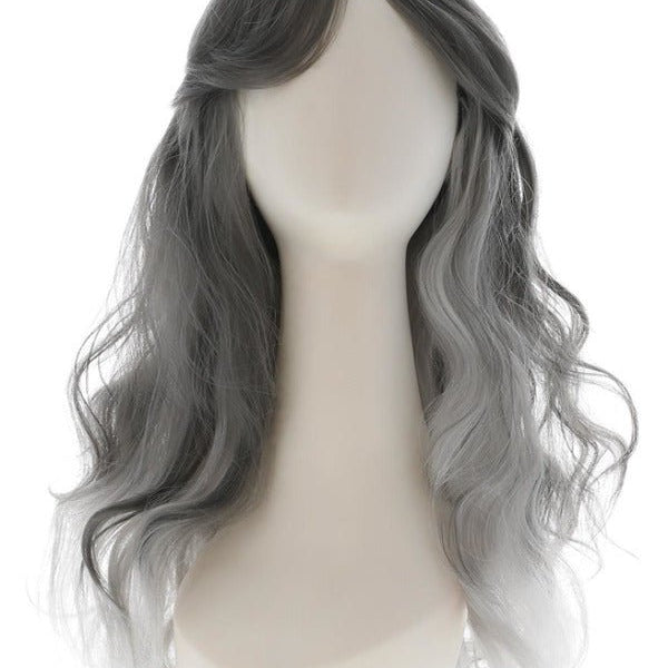 Deluxe Gothic Bride Wig, Grey - Adult Weekender