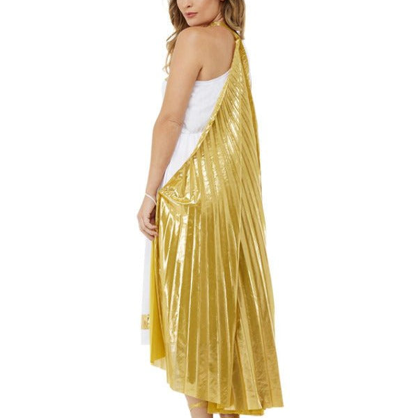 Deluxe Grecian Cape, Gold - Adult Weekender