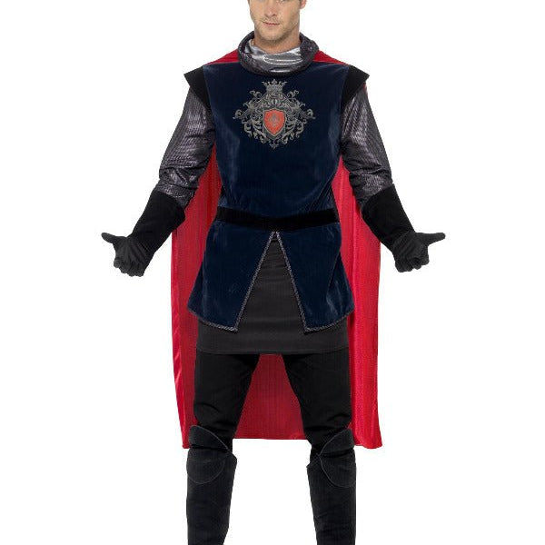 Deluxe King Arthur Costume, Black - Adult Weekender