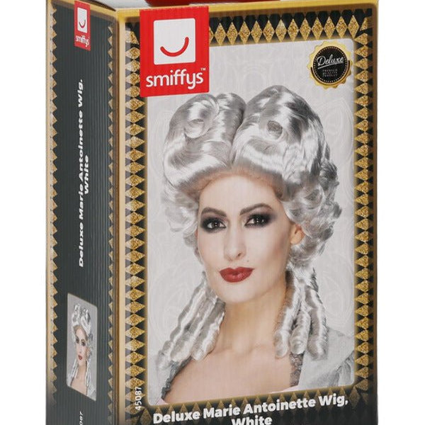 Deluxe Marie Antoinette Wig, White - Adult Weekender