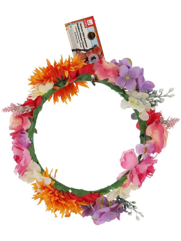 Deluxe Mid Summer Bavarian Maiden Flower Crown - Adult Weekender