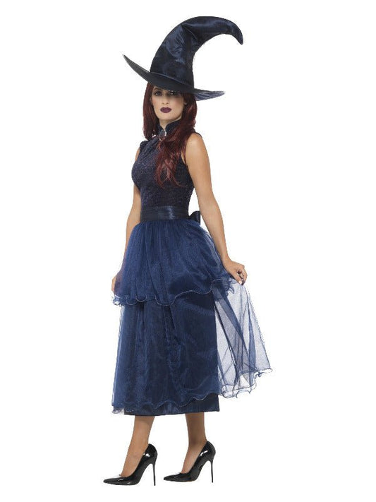 Deluxe Midnight Witch Costume, Blue - Adult Weekender