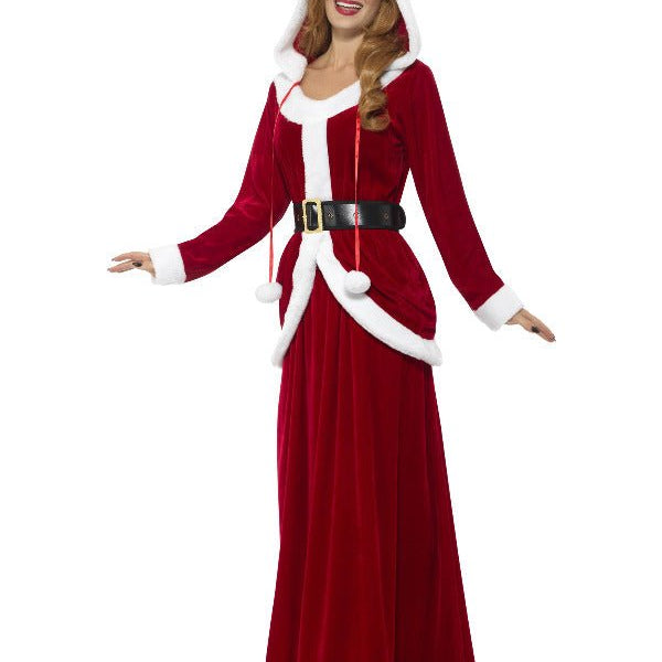 Deluxe Ms Claus Costume, Red - Adult Weekender