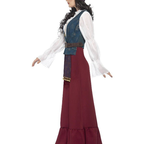 Deluxe Pirate Buccaneer Beauty Costume, Purple - Adult Weekender