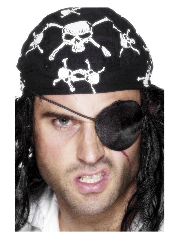 Deluxe Pirate Eyepatch, Black - Adult Weekender