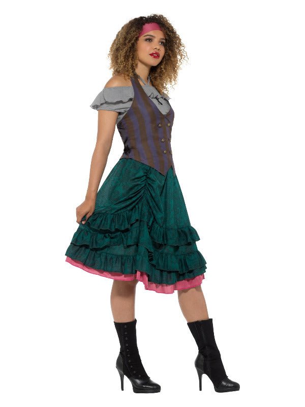 Deluxe Pirate Wench Costume, Multi - Coloured - Adult Weekender