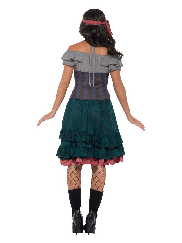 Deluxe Pirate Wench Costume, Multi - Coloured - Adult Weekender