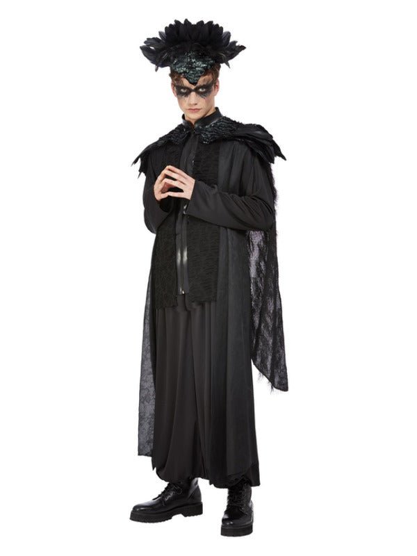 Deluxe Raven King Costume, Black - Adult Weekender