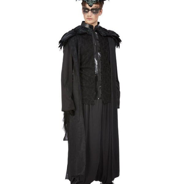 Deluxe Raven King Costume, Black - Adult Weekender