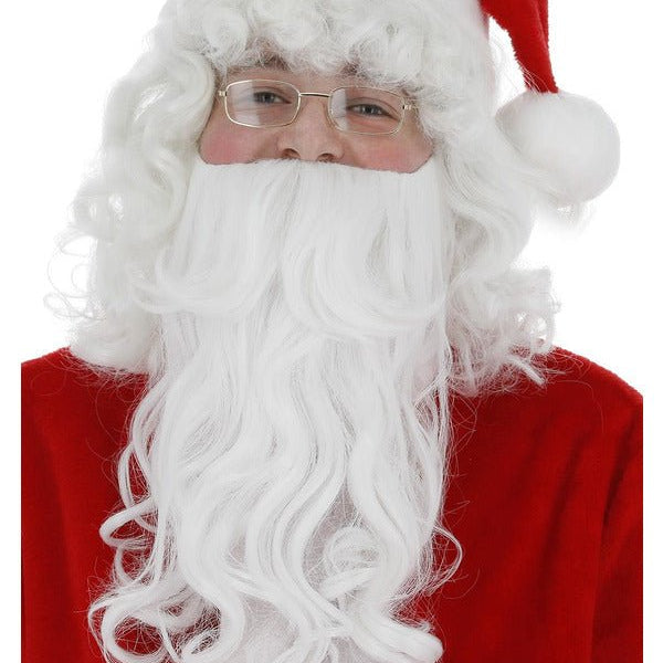 Deluxe Santa Beard, White - Adult Weekender