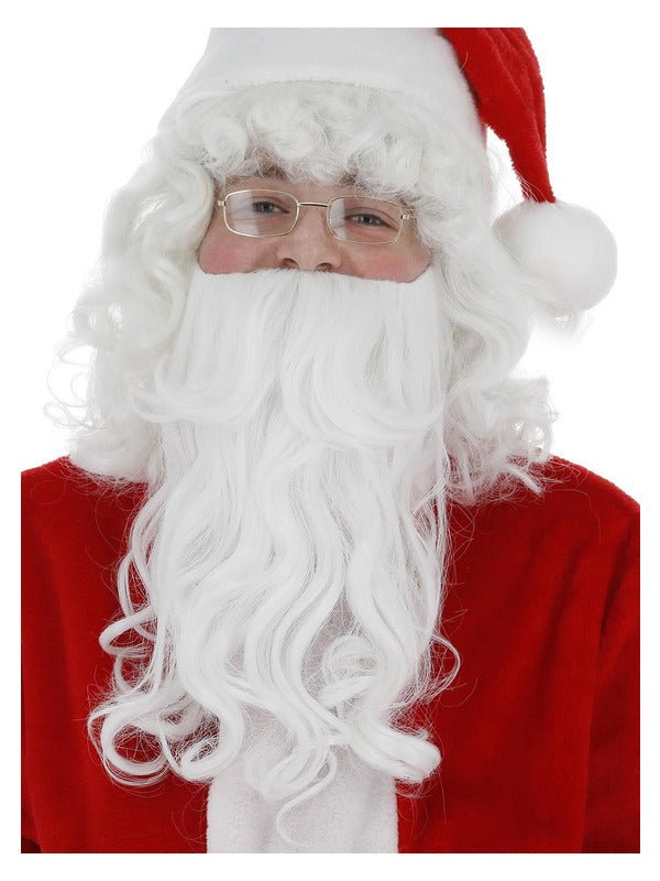 Deluxe Santa Beard, White - Adult Weekender