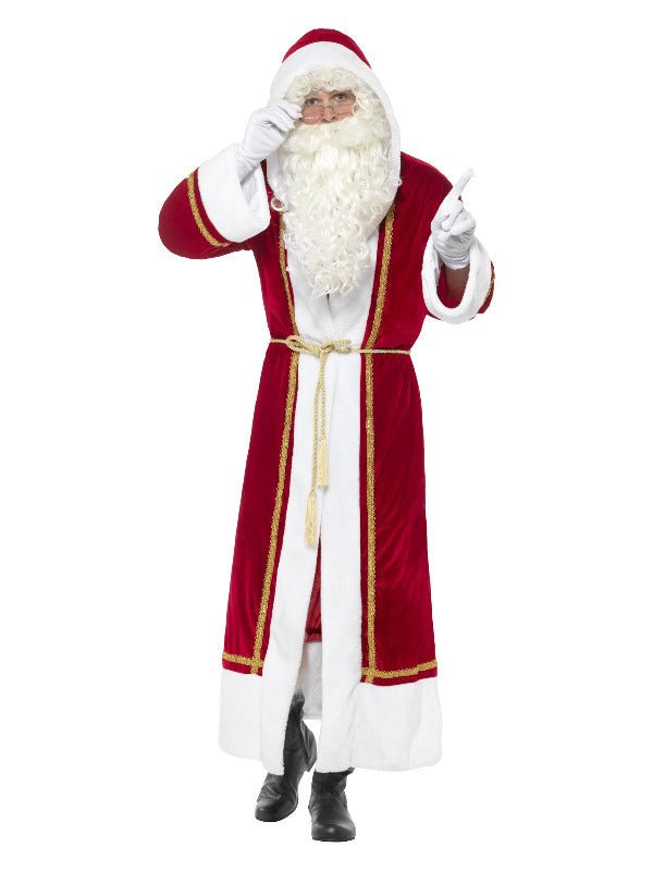 Deluxe Santa Cloak, Red - Adult Weekender