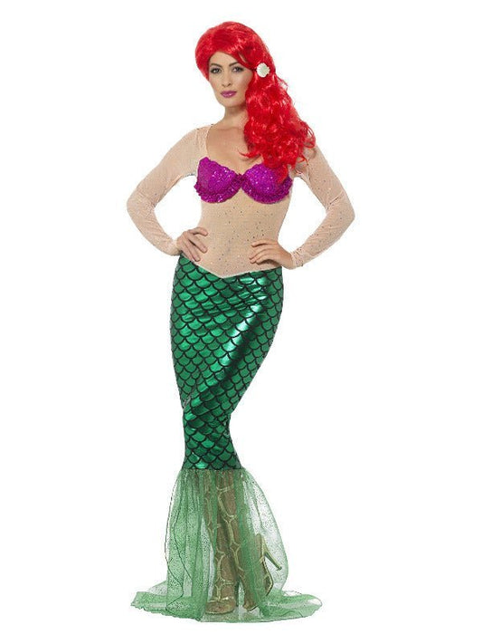 Deluxe Sexy Mermaid Costume, Green - Adult Weekender