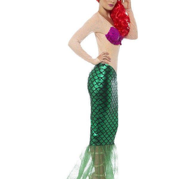 Deluxe Sexy Mermaid Costume, Green - Adult Weekender