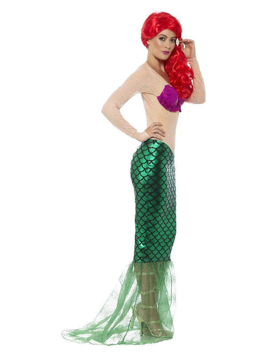 Deluxe Sexy Mermaid Costume, Green - Adult Weekender