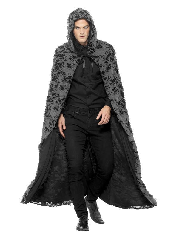 Deluxe Spellcaster Cape, Grey - Adult Weekender