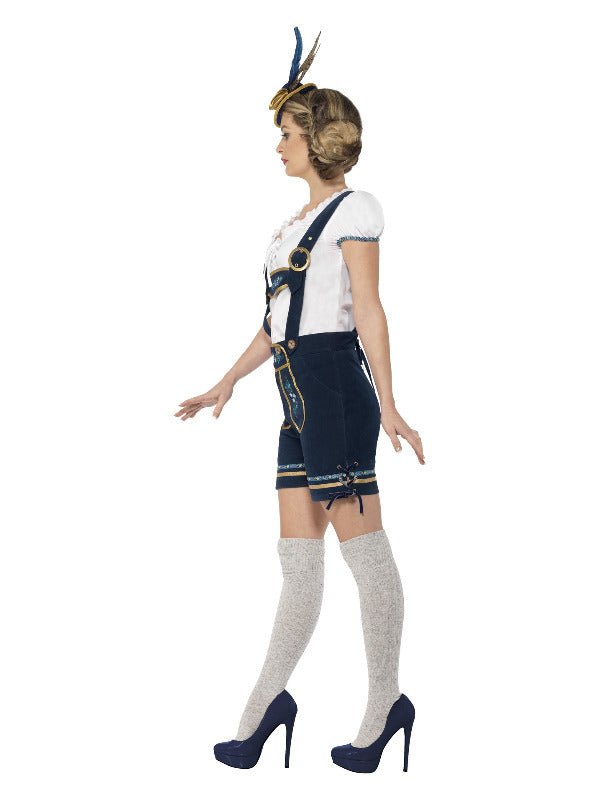 Deluxe Traditional Bavarian Costume, Blue - Adult Weekender