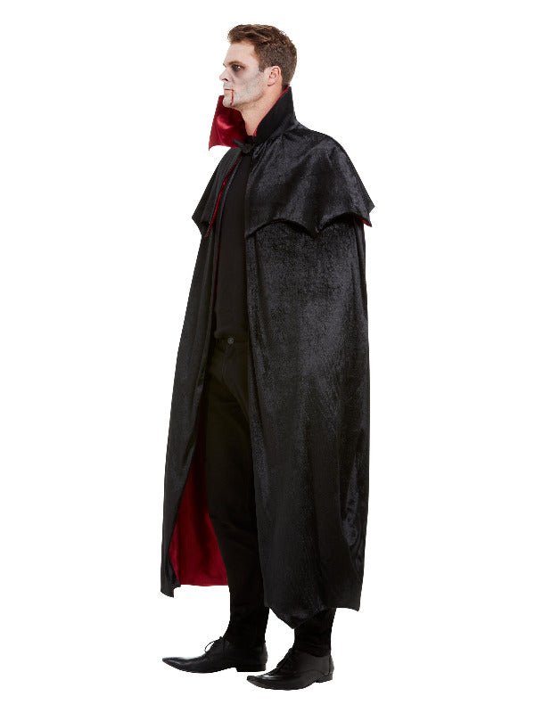 Deluxe Vampire Cape, Black - Adult Weekender