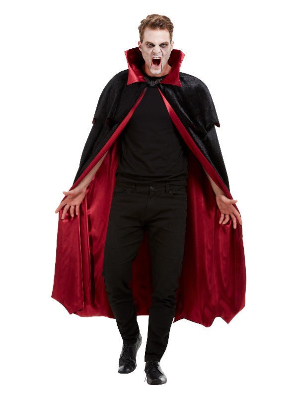 Deluxe Vampire Cape, Black - Adult Weekender