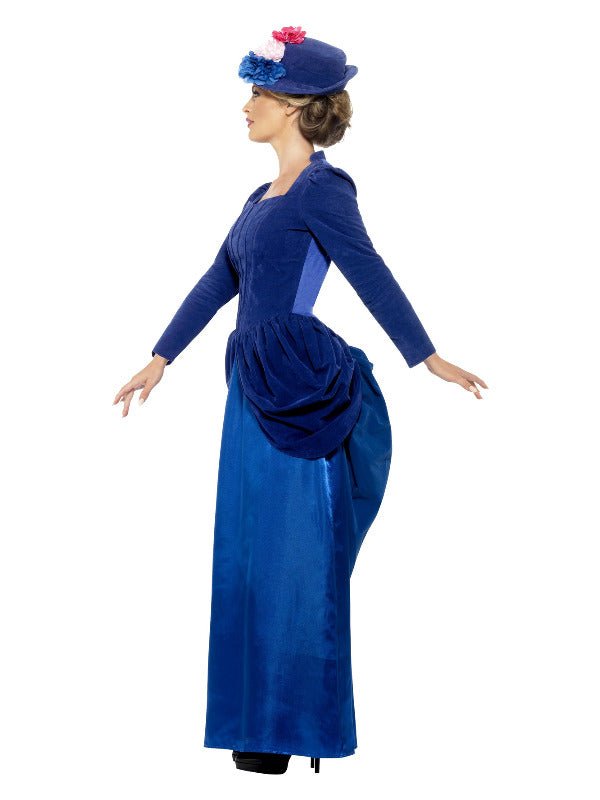 Deluxe Victorian Vixen Costume, Blue - Adult Weekender