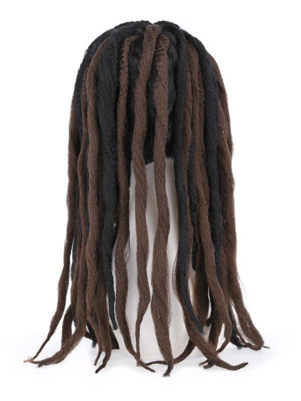 Deluxe Voodoo Dreadlock Wig, Brown &amp; Black - Adult Weekender