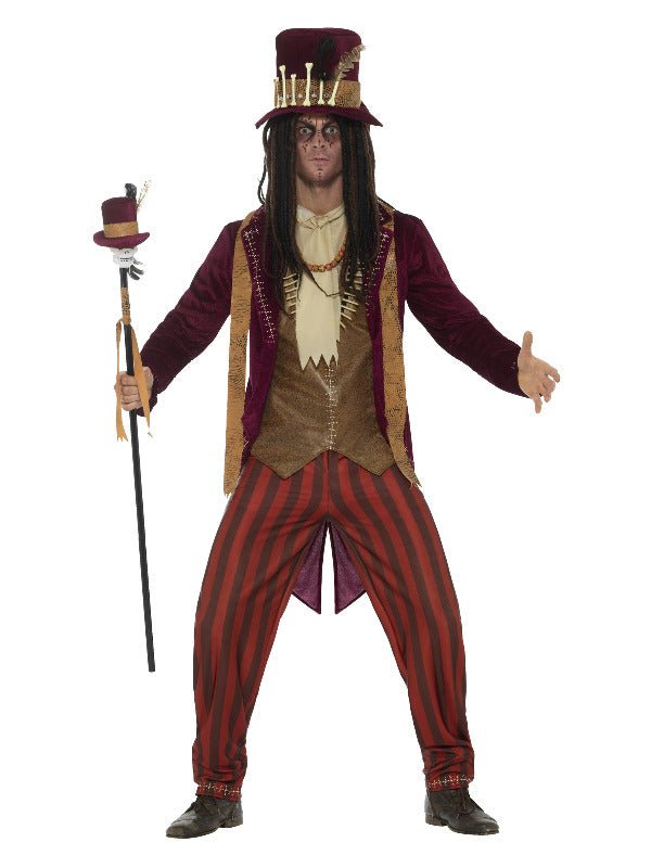 Deluxe Voodoo Witch Doctor Costume, Red - Adult Weekender
