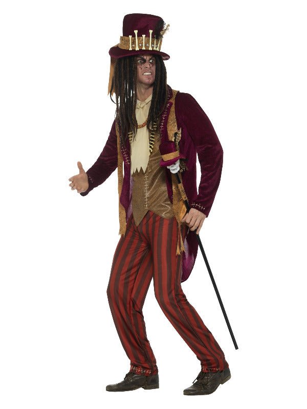 Deluxe Voodoo Witch Doctor Costume, Red - Adult Weekender