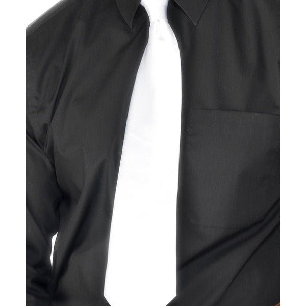 Deluxe White Gangster Tie, White - Adult Weekender