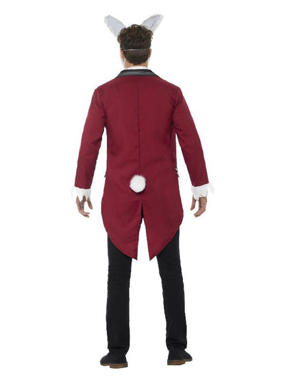 Deluxe White Rabbit Costume, Red - Adult Weekender