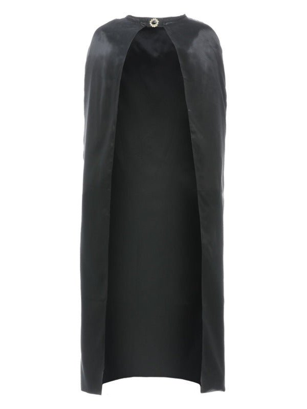 Deluxe Witch Cape, Black - Adult Weekender