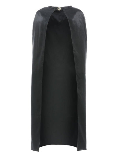 Deluxe Witch Cape, Black - Adult Weekender