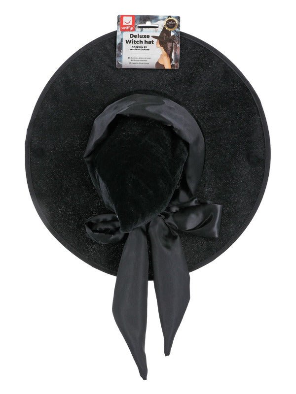 Deluxe Witch hat, Black - Adult Weekender